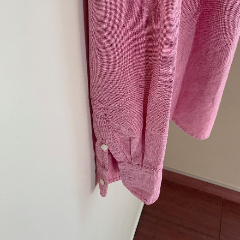 J.Crew Chambray Pullover Button Up Blouse - image 4